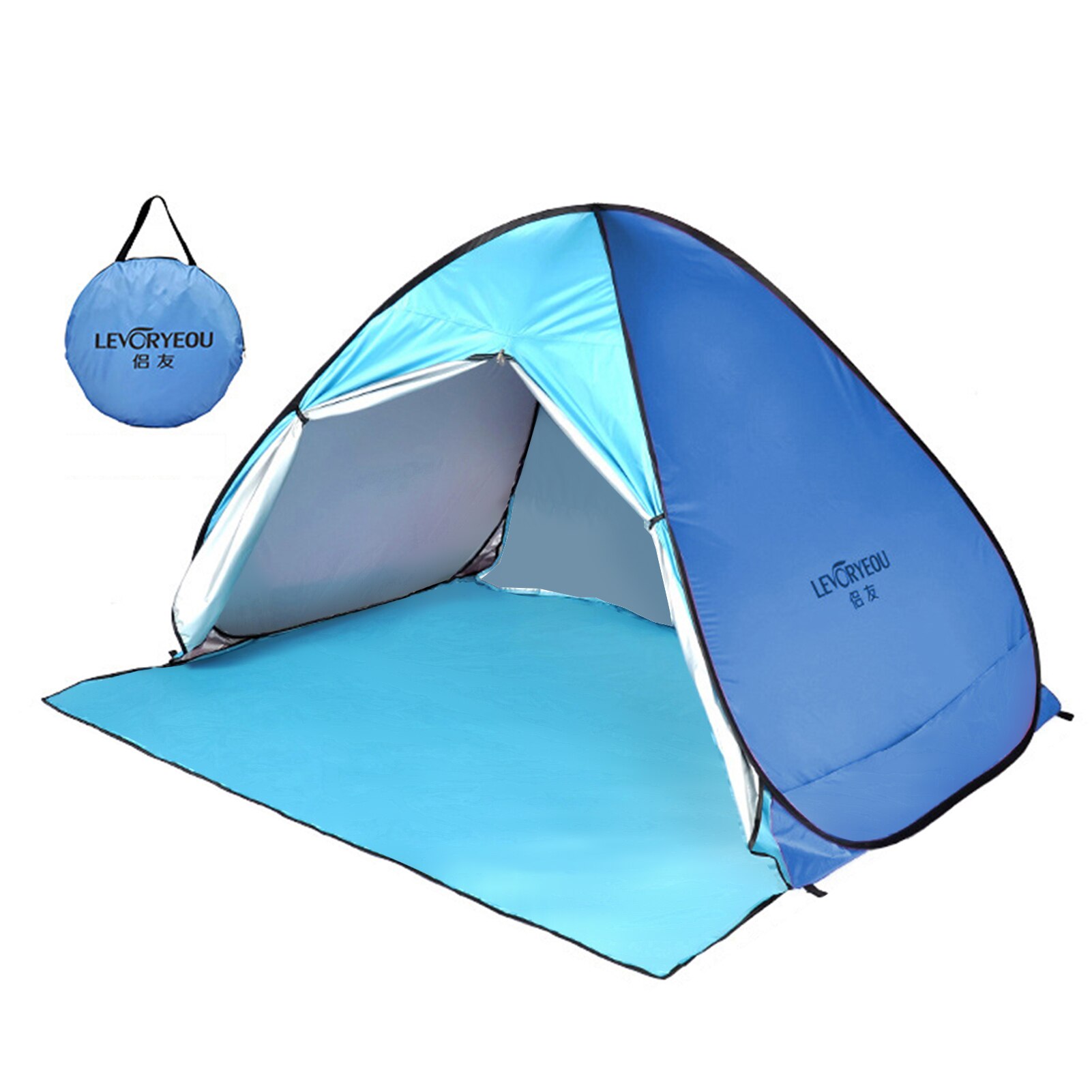 Cheap Goat Tents Outdoor Camping Tent Pop up Fun Play Tent Automatic Instant Tent UV Protection Tent Sun Shade Awning for Camping Beach Backyard Tents 